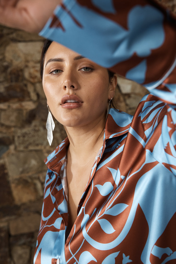 Corsica Aloe-Silk Shirt